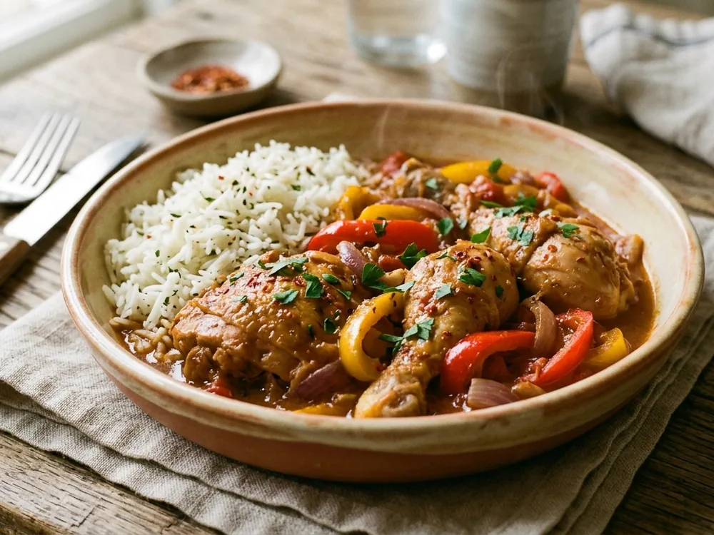 Poulet basquaise