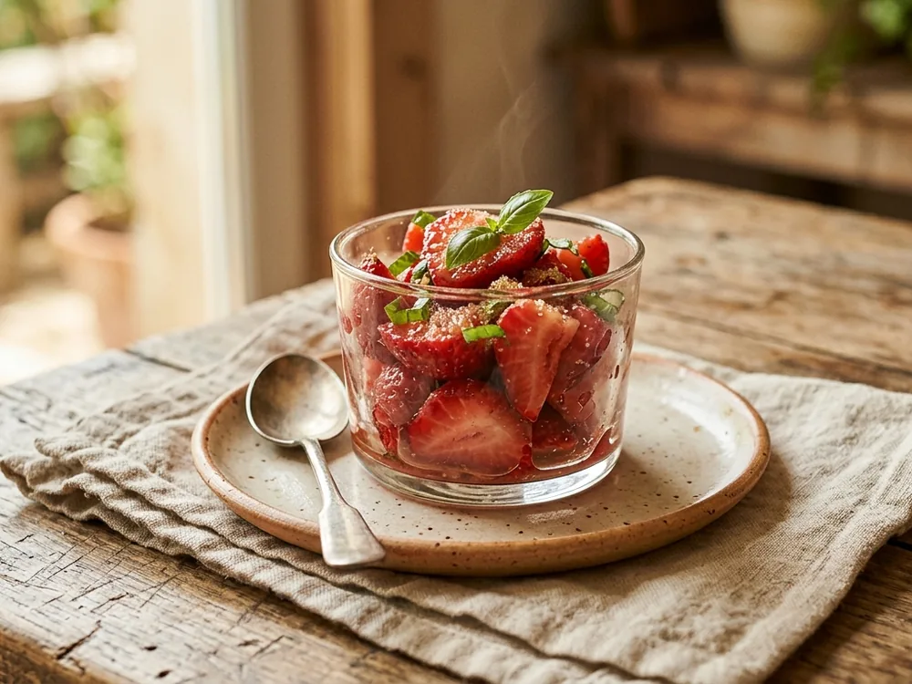 Salade de fraises