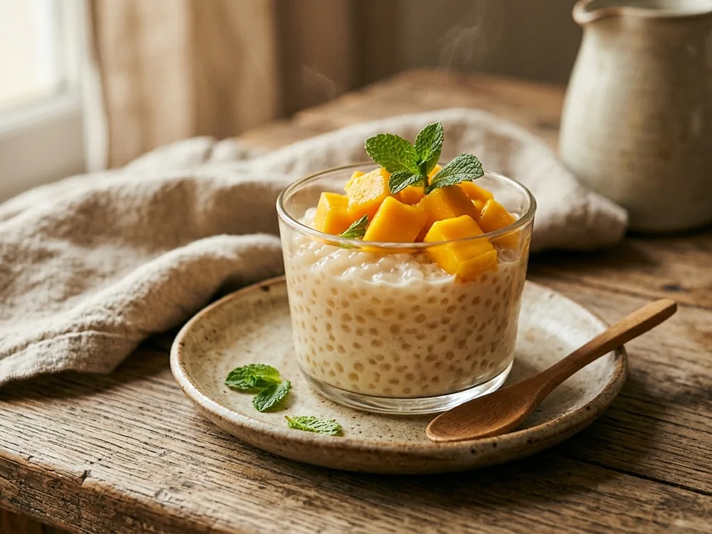 Perles de tapioca à la mangue